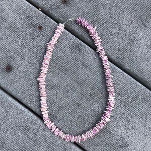 ☀️ Purple Puka Shell Necklace